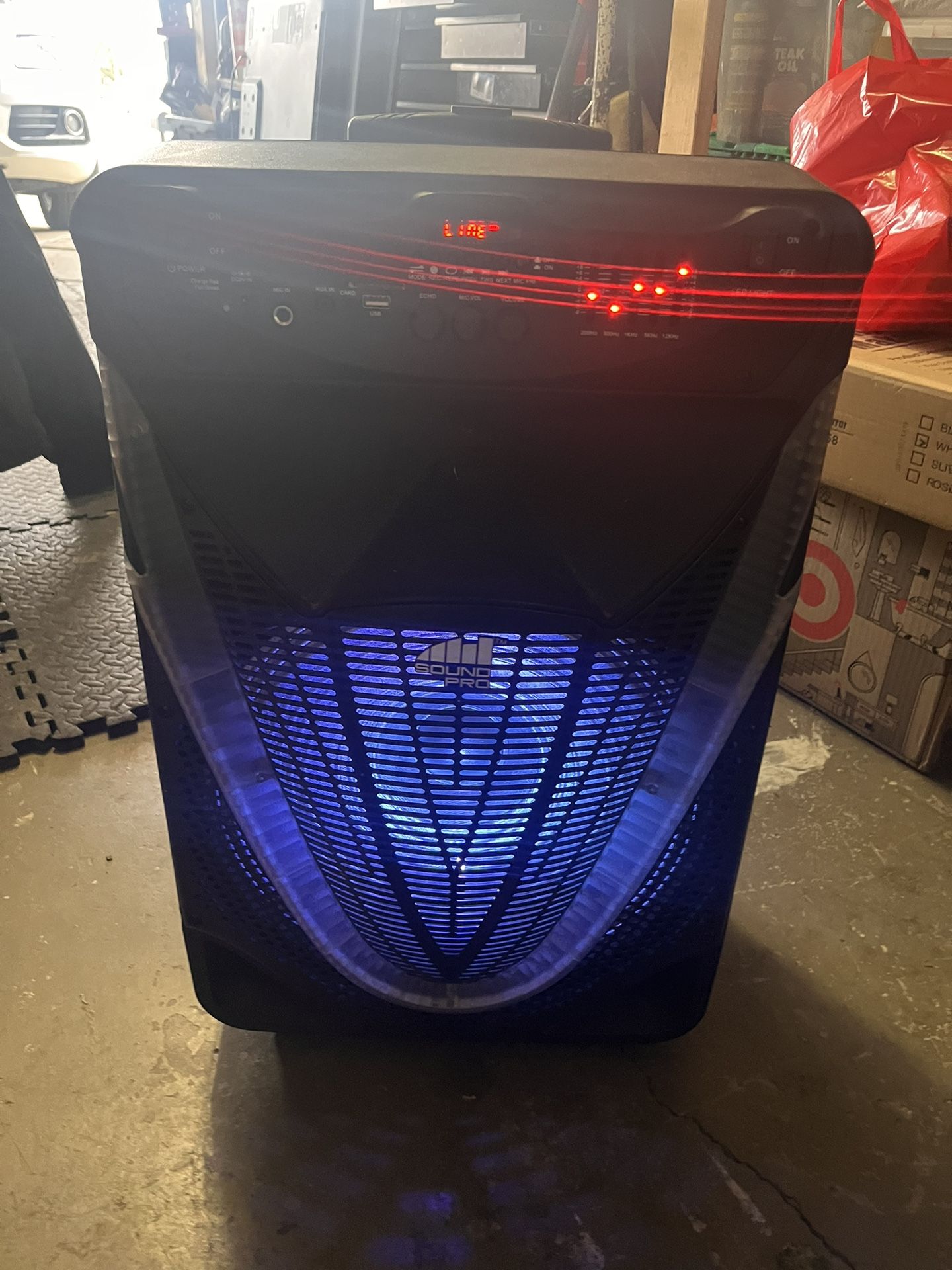 Sound Pro Bluetooth Mic’d Portable Speaker