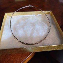 Silver Choker Necklace