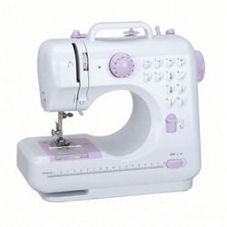 505 Multi-Functional Electric Sewing Machine, Desktop Household Portable Mini Sewing Machine