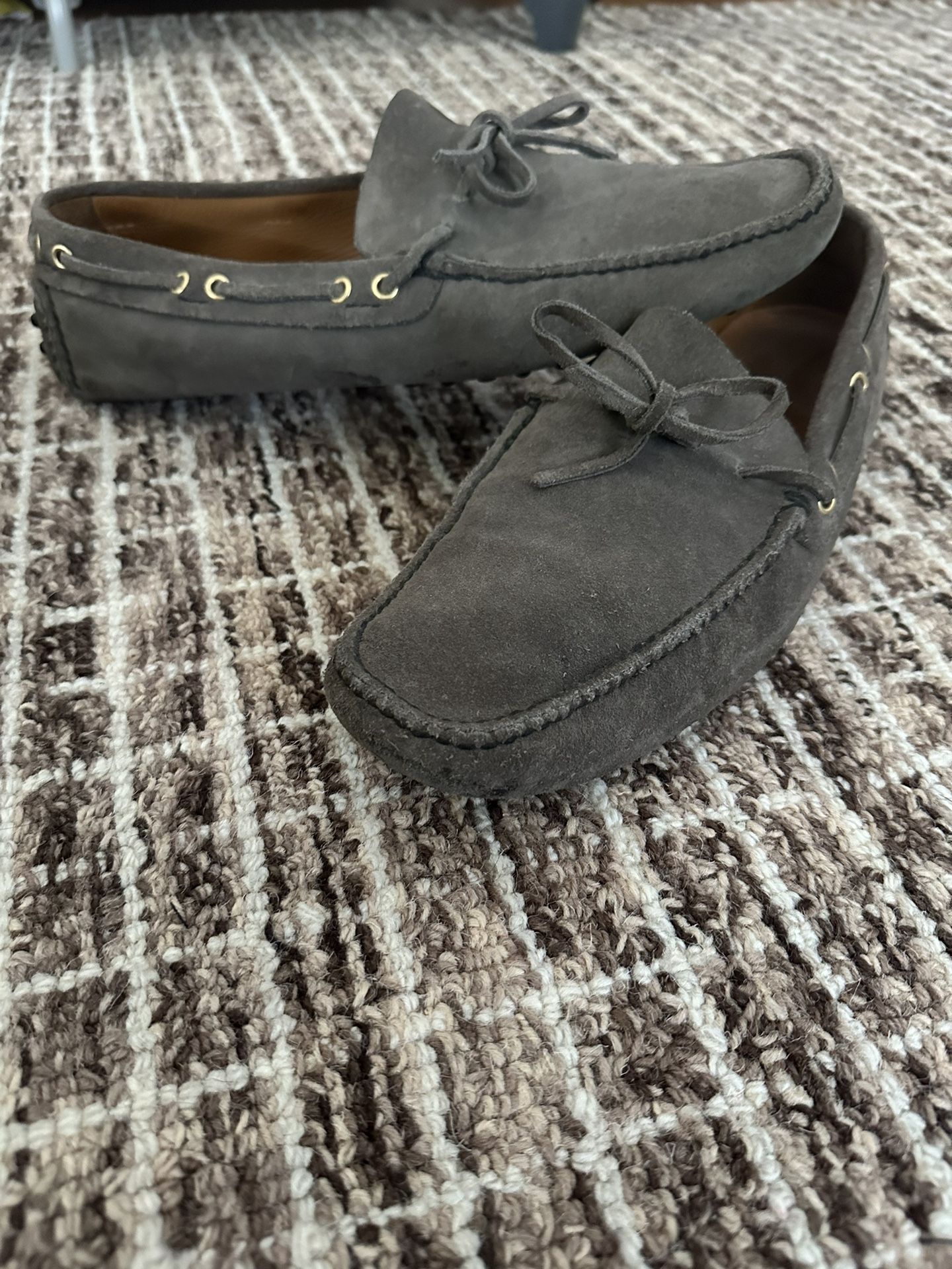 Suede Car Shoe By Prada Size 12