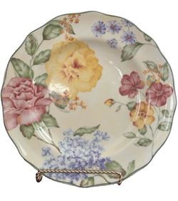 Vintage Floral Plates