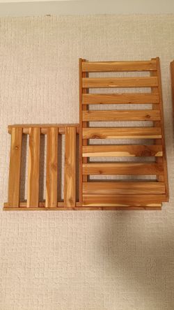 Solid red cedar wood