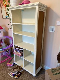 White bookcase