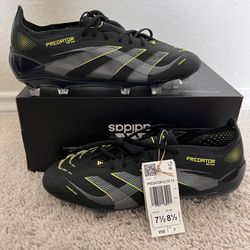 Adidas Predator Elite FG Electric Stealth Pack Soccer Cleats 