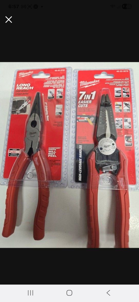 Milwaukee Long Nose & Wire Stripper