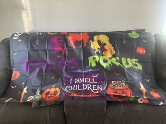 Hocus Pocus Halloween Banner Flag