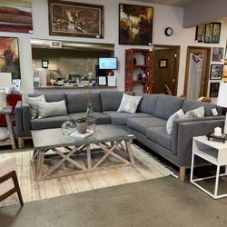 Modern Curved Sectional - New In Box