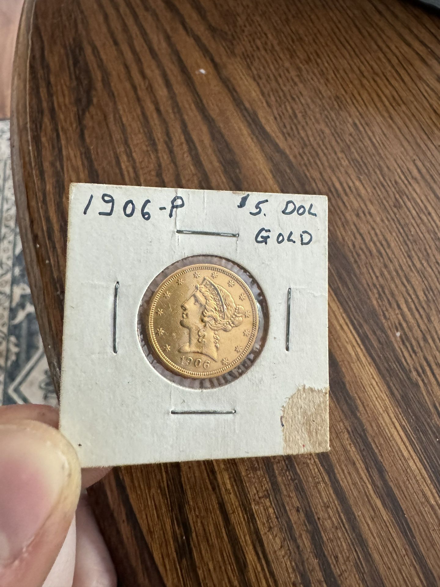 1906 Gold 5$ Half Eagle