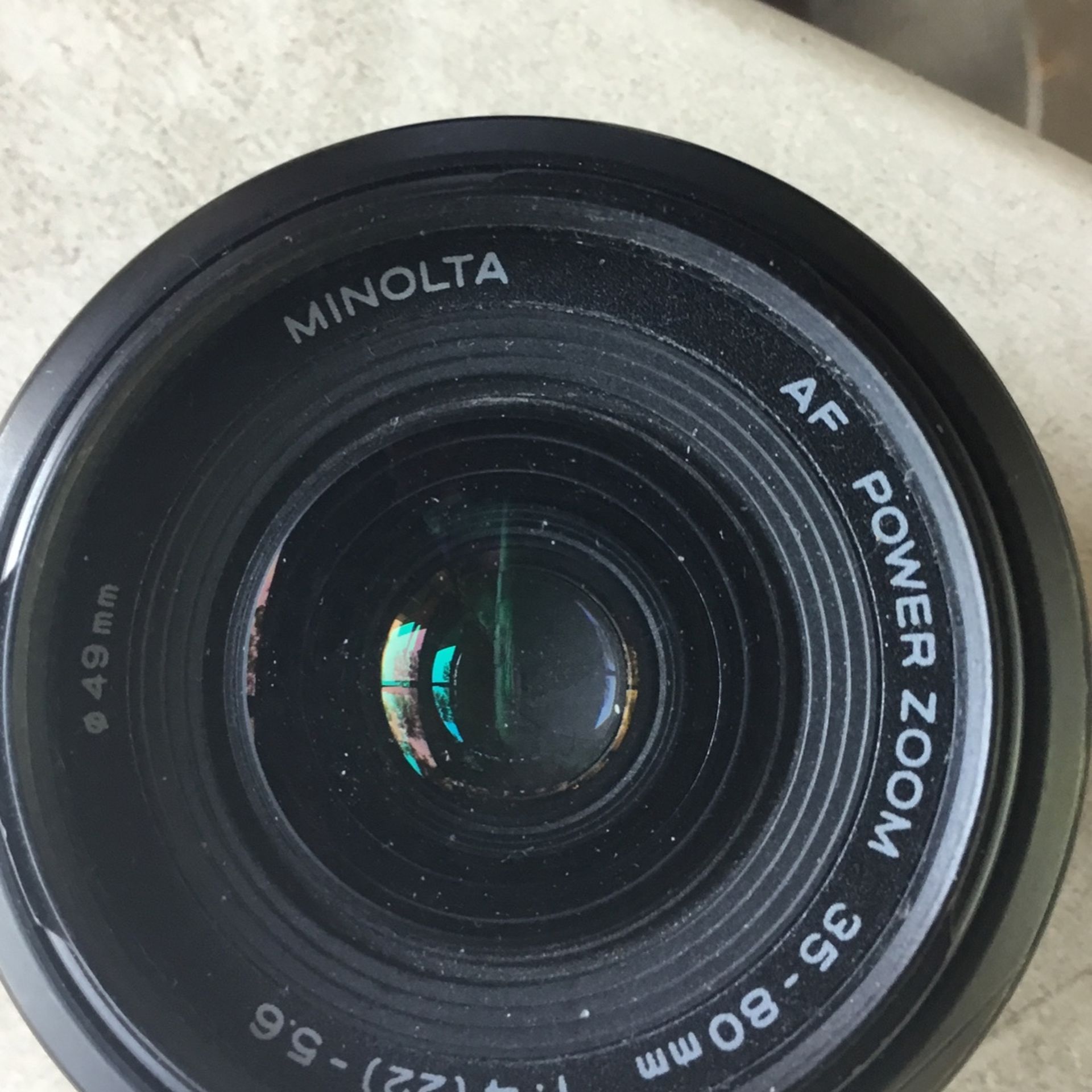 Minolta Power Zoom  35-80  Lens100 % Compatible With Sony A Mont Cameras