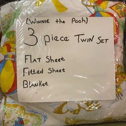 Vintage Winnie The Pooh Sheets