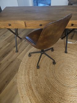 Desk and chair