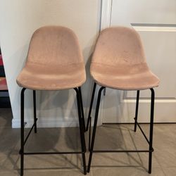 Counter Bar Stool (2) Pink