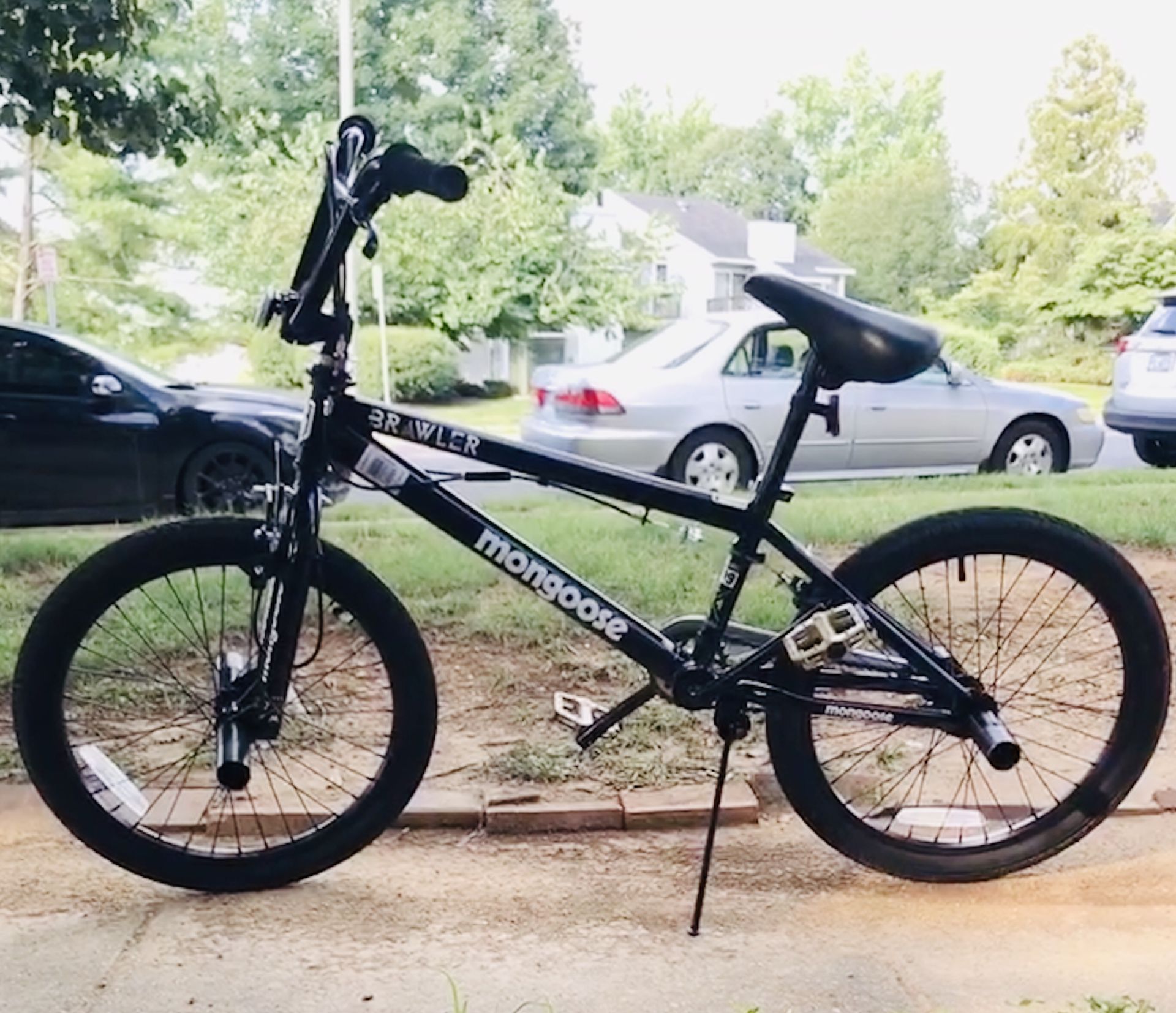 Mongoose 20 inch Boy's Freestyle BMX Bike, Black