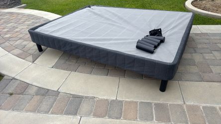 Queen platform bed frame