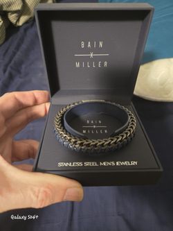 Bain Miller Mens Stainless Steel Bracelet
