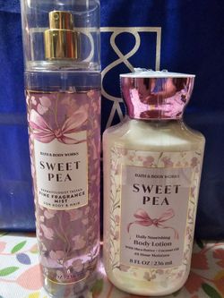 Bath & Body Works Sweet Pea Mist & Lotion Set