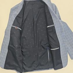 Tommy Hilfiger Men's Modern-Fit Sport Coat Blazer 42L