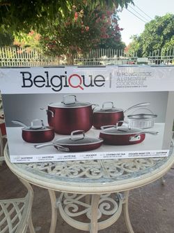 Beligique 11 piece nonstick aluminum cookware set