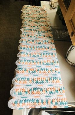 Blanket; Crocheted With Love