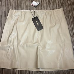 Leather Mini Skirt