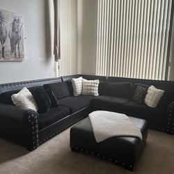 Black Sectional Sofa