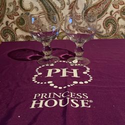 Princess House Glasses / Copas Para Cocktail