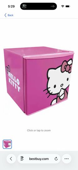 EUC 1.7 Cubic Ft. Mini Hello Kitty Fridge