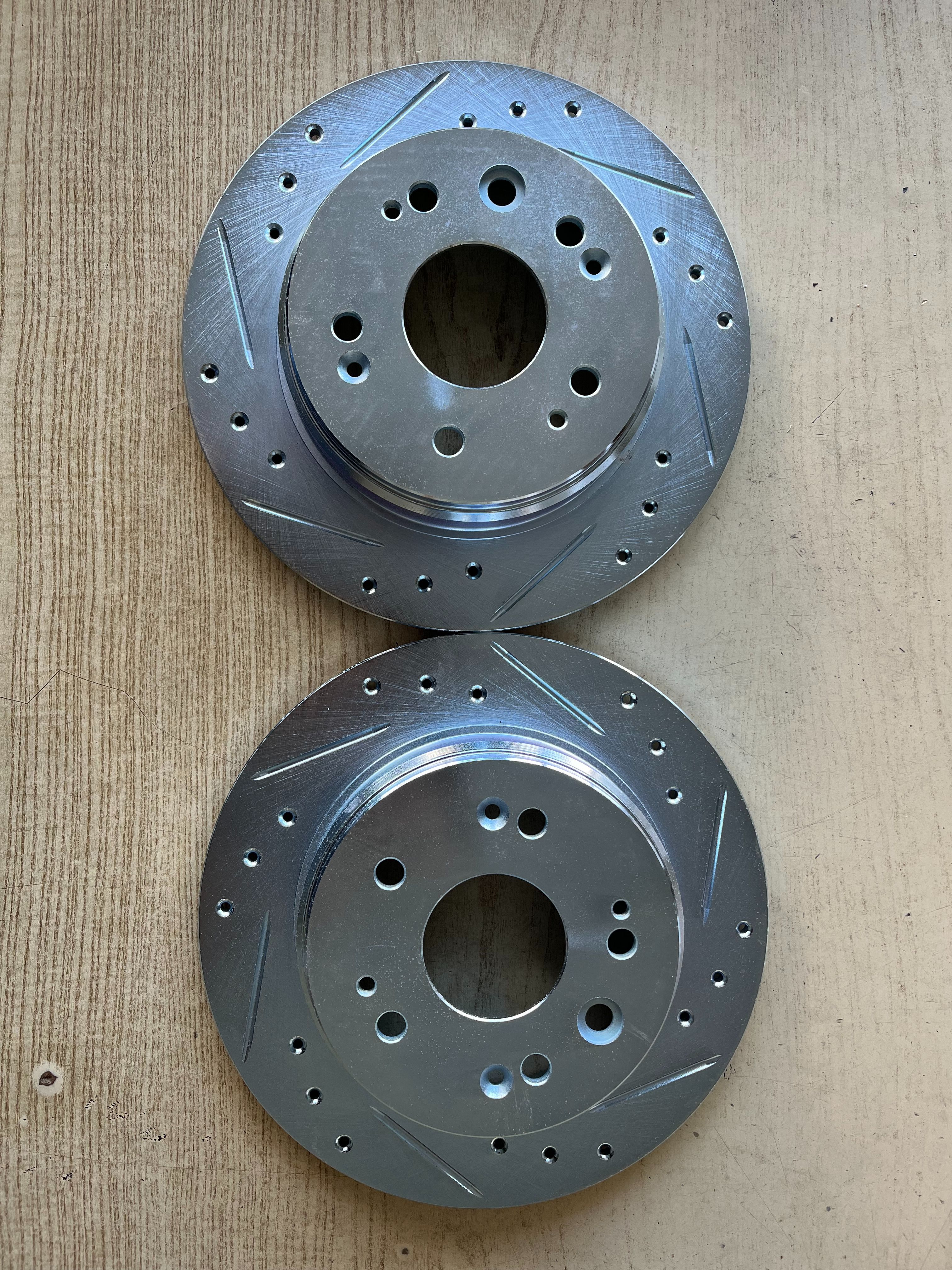 Front And Rear Disc Rotors + Ceramic Brake Pads For 2002 2003 2004 Honda CR-V - Foto 3