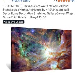 BRAND NEW SPACE NEBULA ART