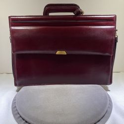 Quality All Leather Personnel Brief Case