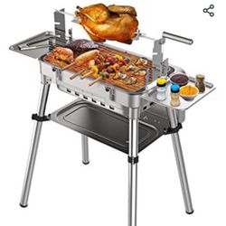 $70 HENGBO PORTABLE CHARCOAL SMOKER BBQ GRILL 