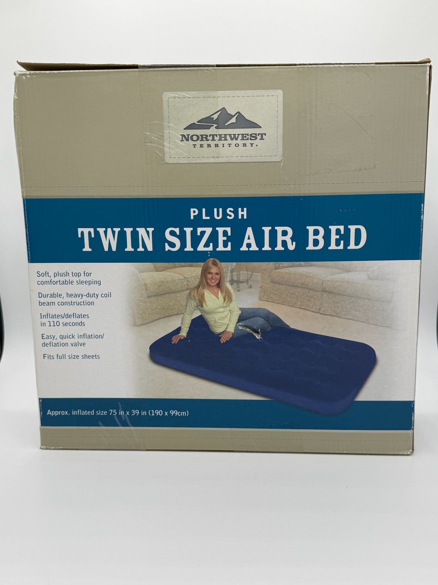 Brand New Northwest Territory Twin Camping Mattress - Inflatable
