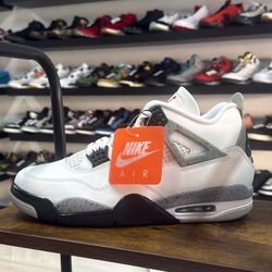 Jordan 4 White Cement 