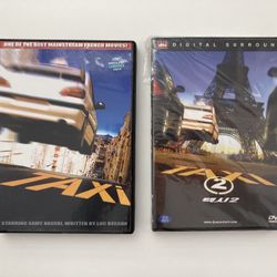 Taxi & Taxi 2 - French Movie  - Marseille Action Movie - DVD - Vintage