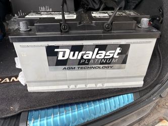 Duralast Platinum H8-AGM Car Battery