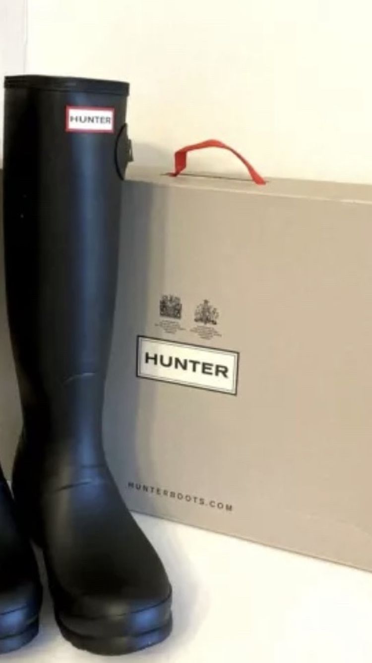 NEW Hunter Tall Black Original Woman's Rain Boots Authentic Matte Available I SZ 6 8 9 10
