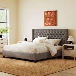 Oversized 87" King / Cal King Headboard (ONLY) + Metal Rolling Frame