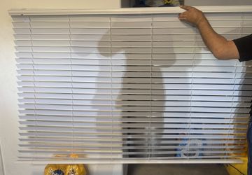 Two Blinds One Is Missing A Mount 72x48