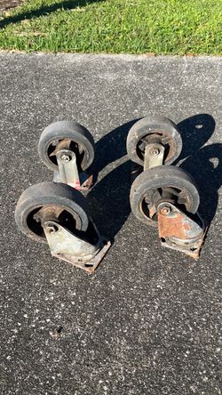 6 x 2 Rubber Wheels
