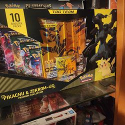 Pikachu And Zekrom GX Box SEALED