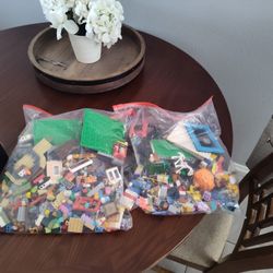 2 Bags Of Misc Lego And Character 