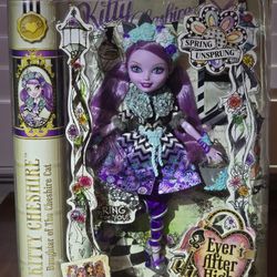 Ever After High Spring Unsprung Kitty Cheshire Doll (NIB)