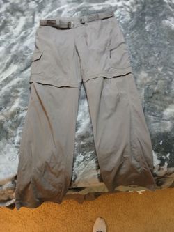 Colubi omni wick  Gray Convertible Zip-Off Cargo Pants