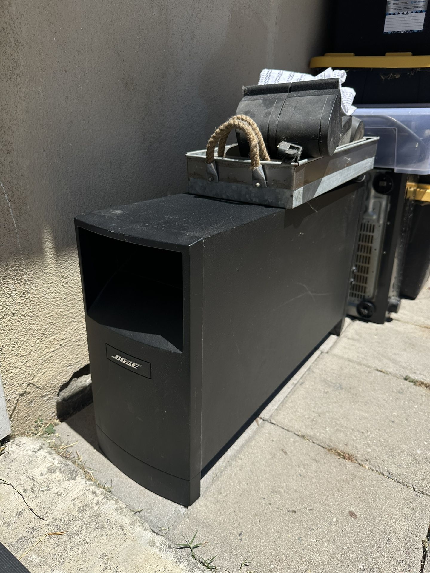 Bose Subwoofer, Bose surround sound speakers, Sony stereo