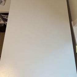 FLEXISPOT EN1 Single-Piece Standing Desk 48"x30" White - 1-Inch Thick Desktop - Home office desk set up, adjustable desk 