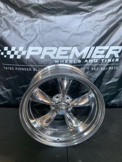 NEW 20” STAGGERED AMERICAN RACING TORQ THRUST WHEELS FOR C10 CHEVY OBS GMC