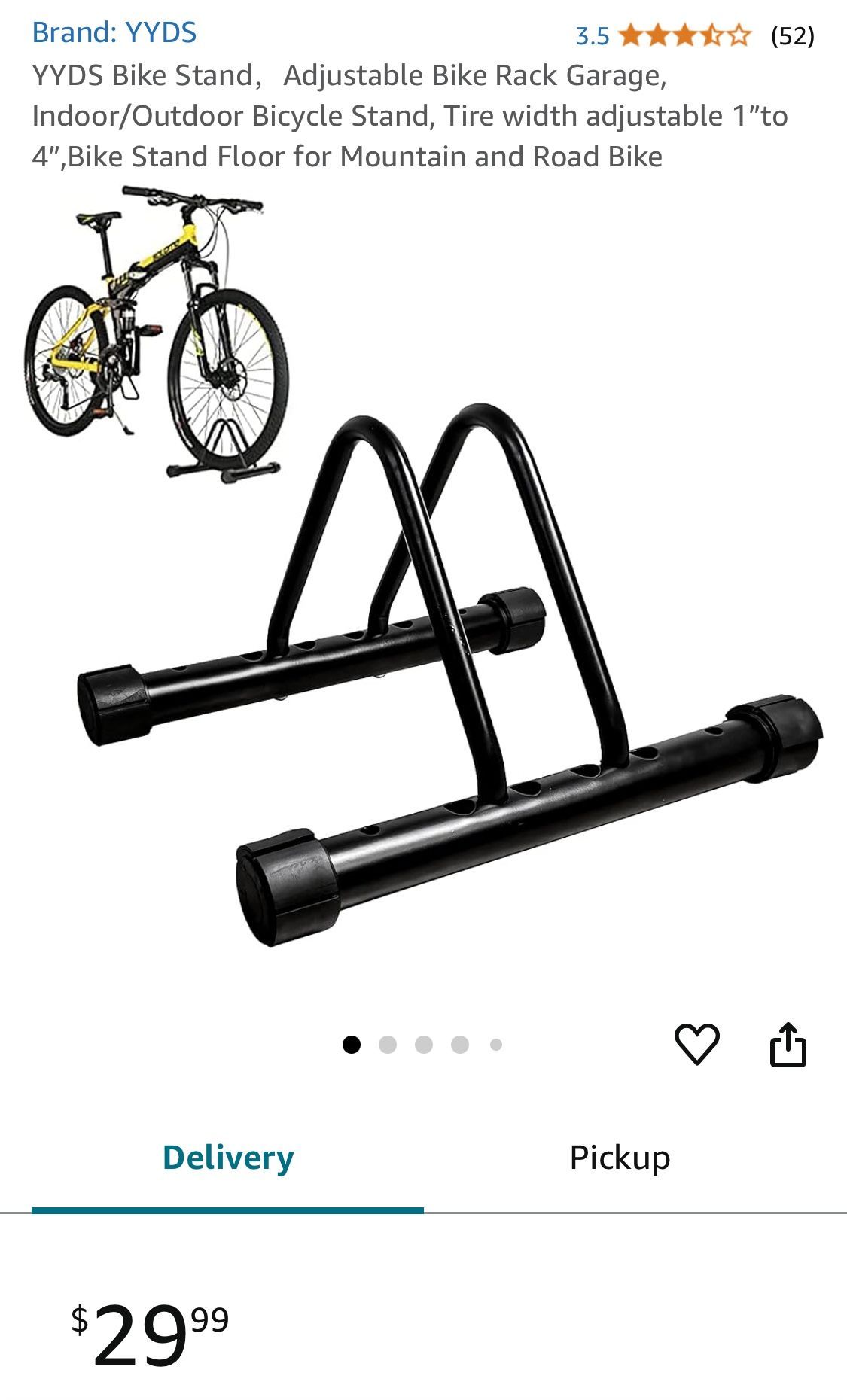 Adjustable Bike Rack And Stand