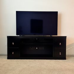 Wood TV Stand 