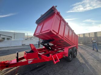 BRAND NEW 8.5X12X4 DUMP TRAILER FOR SALE 