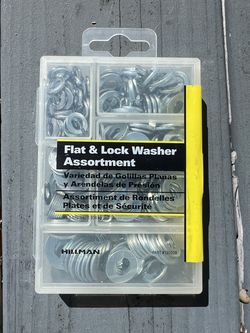 Handy Hillman flat and lock washer assortment New